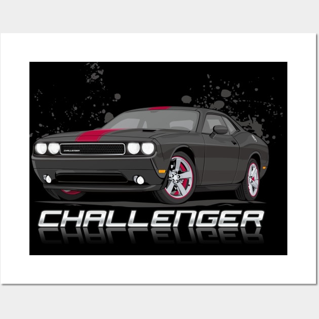 Dodge Challenger Wall Art by aimey